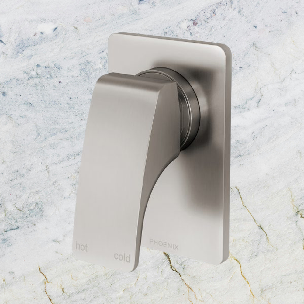 Rush Shower / Wall Mixer Brushed Nickel