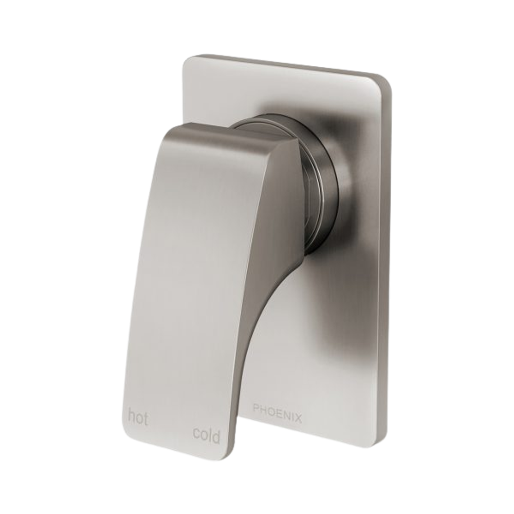 Rush Shower / Wall Mixer Brushed Nickel