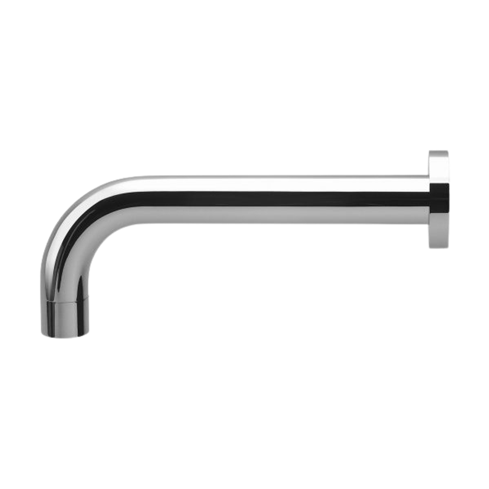 Vivid Wall Basin Outlet 200mm Curved Chrome