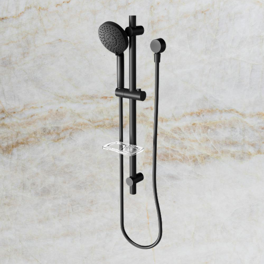 Vivid Rail Shower Matte Black