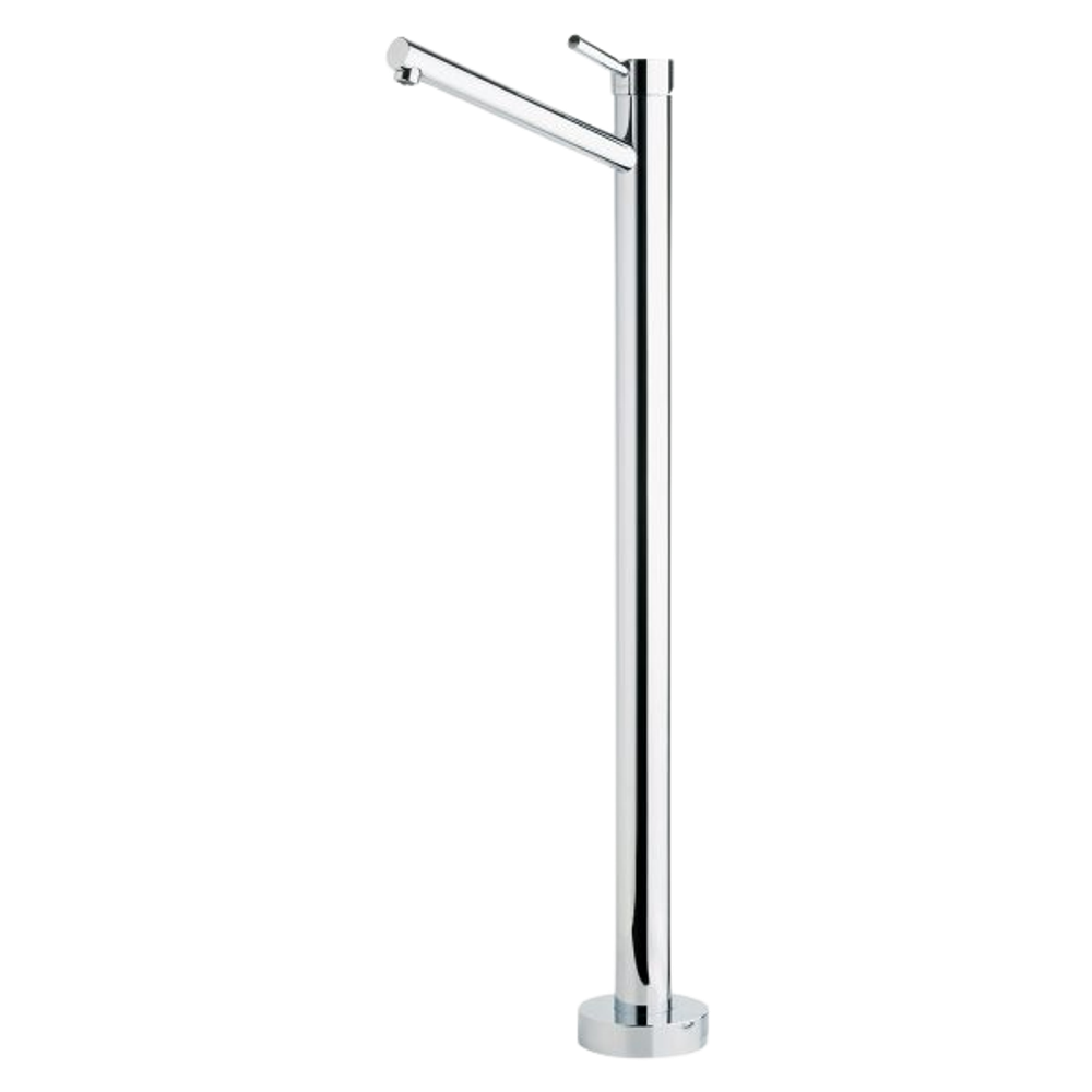 Vivid Floor Mounted Bath Mixer Chrome