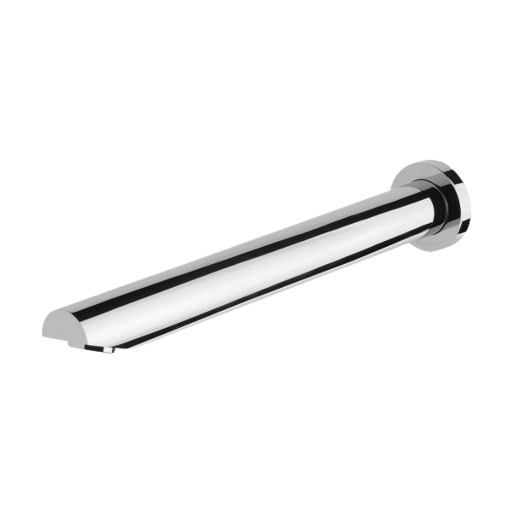 Vivid Wall Bath Outlet 32 x 300mm Angled Chrome