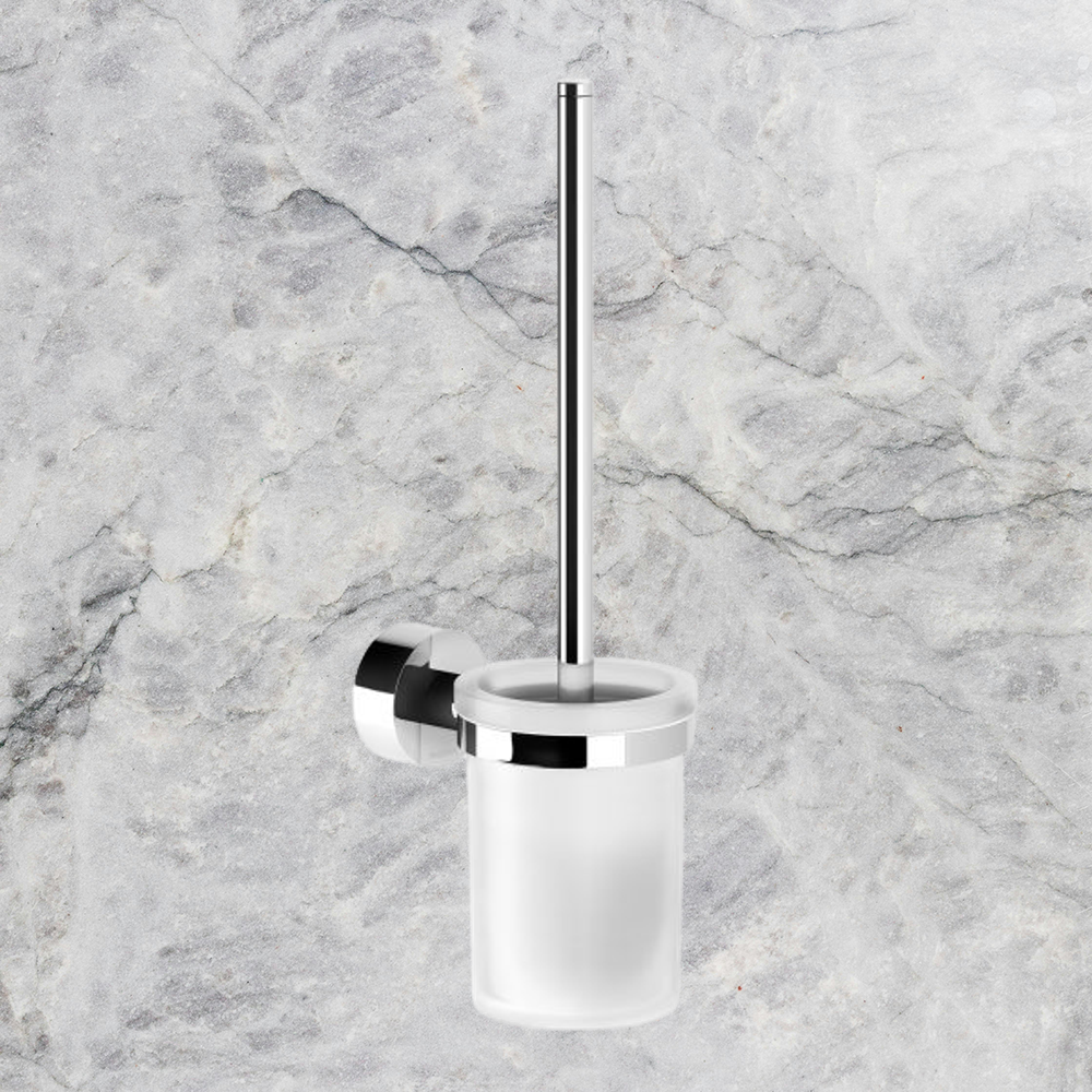 Vivid Toilet Brush & Holder Chrome