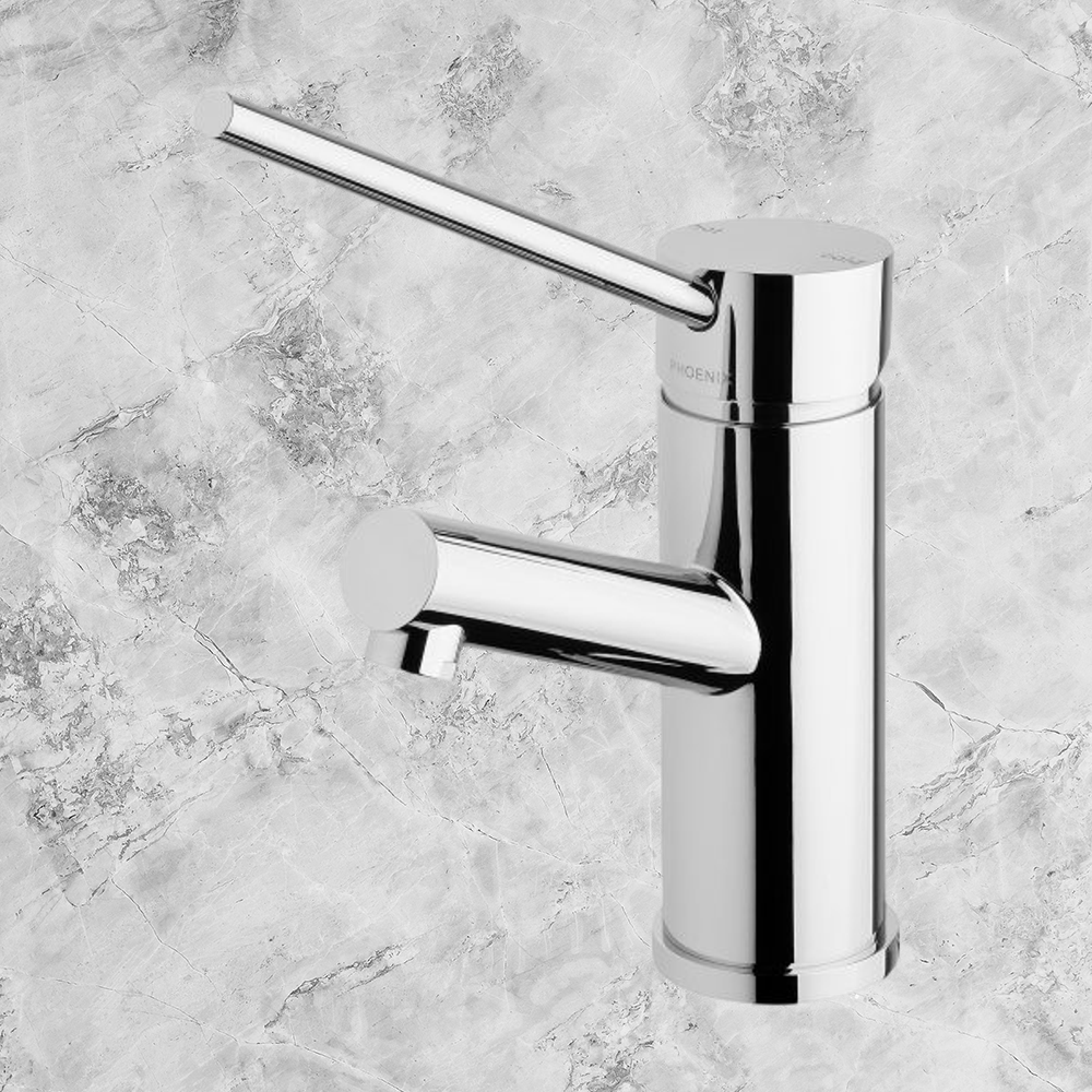 Vivid Basin Mixer Extended Lever Chrome