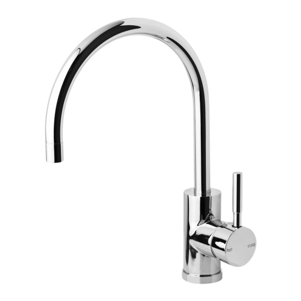 Vivid Sink Mixer 220mm Gooseneck  Chrome