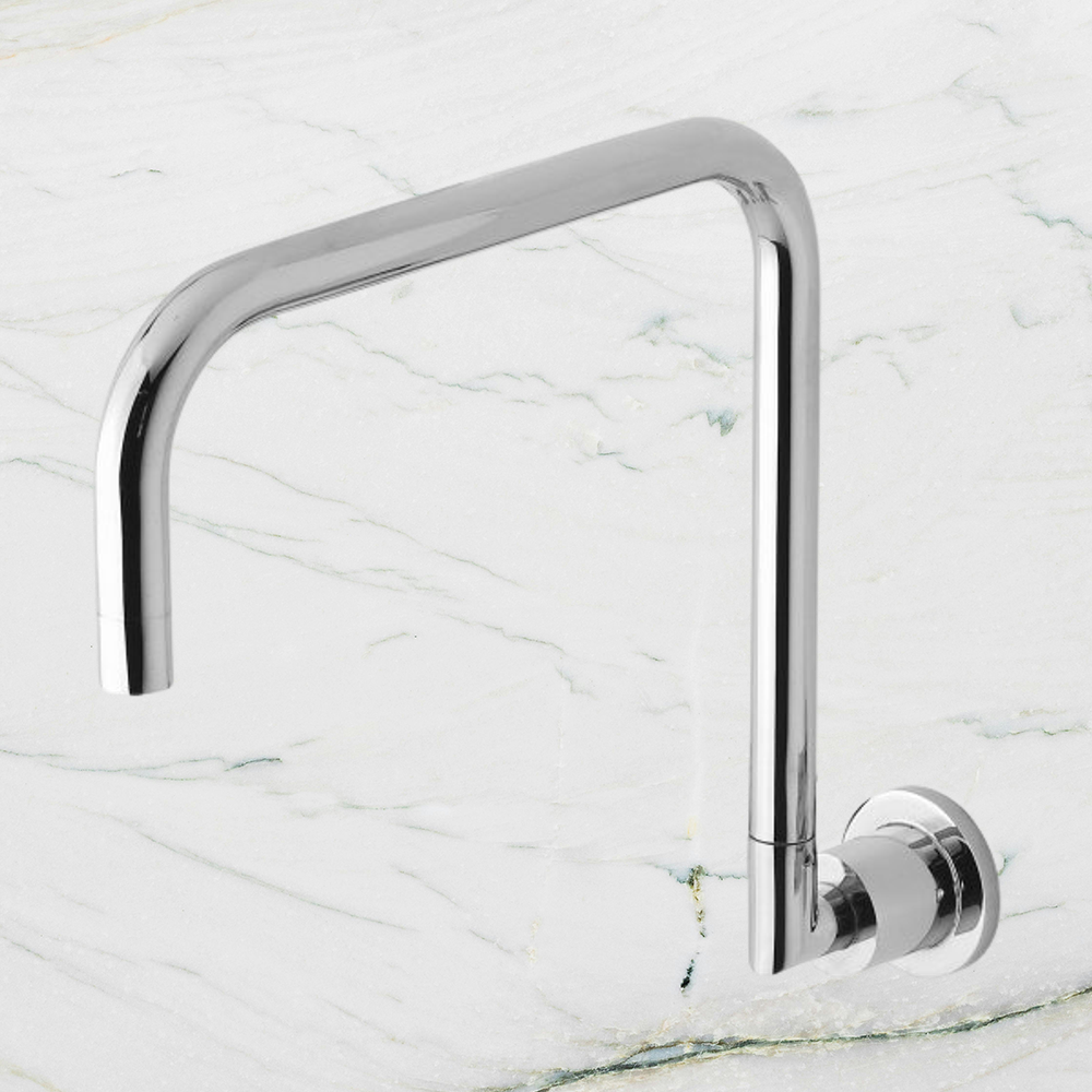 Vivid Pin Lever Wall Sink Outlet 240mm Squareline Chrome