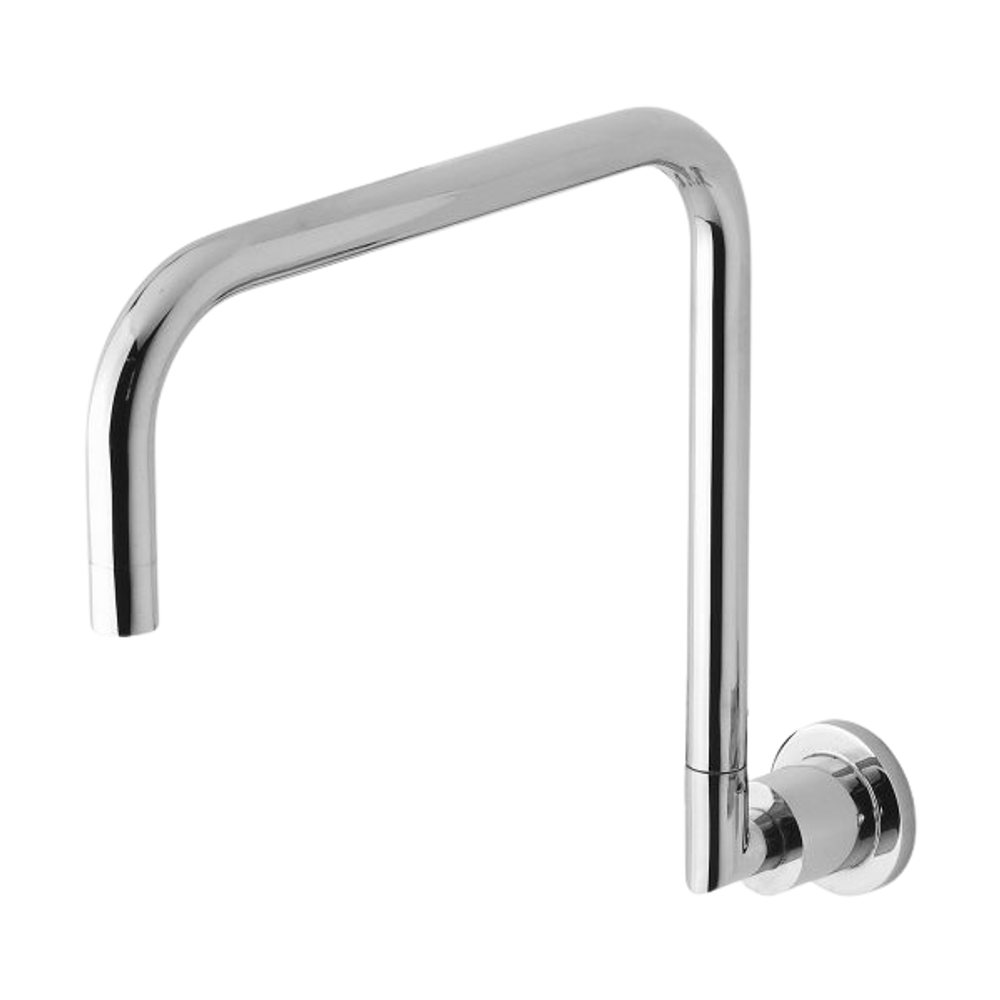 Vivid Pin Lever Wall Sink Outlet 240mm Squareline Chrome