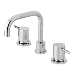 Vivid Pin Lever Basin Set Swivel Squareline Outlet Chrome Lead Free