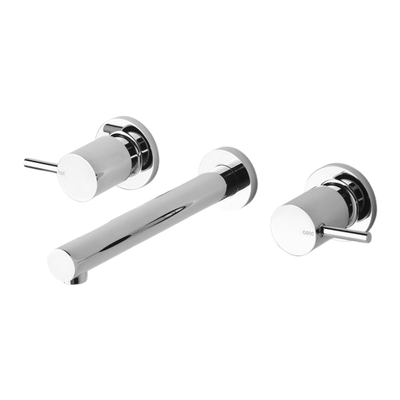 Vivid Pin Lever Bath Set 200mm 15mm Extended Spindles Chrome