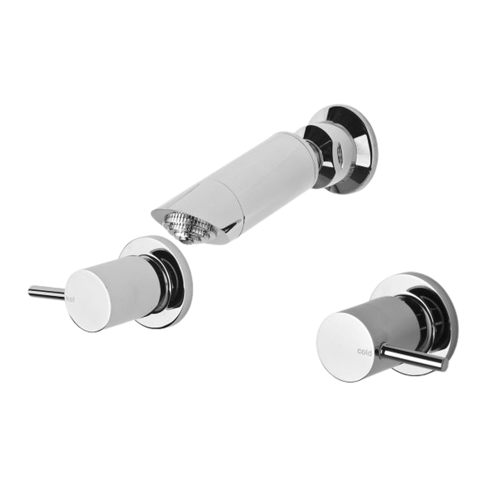 Vivid Pin Lever Shower Set 15mm Extended Spindles Chrome