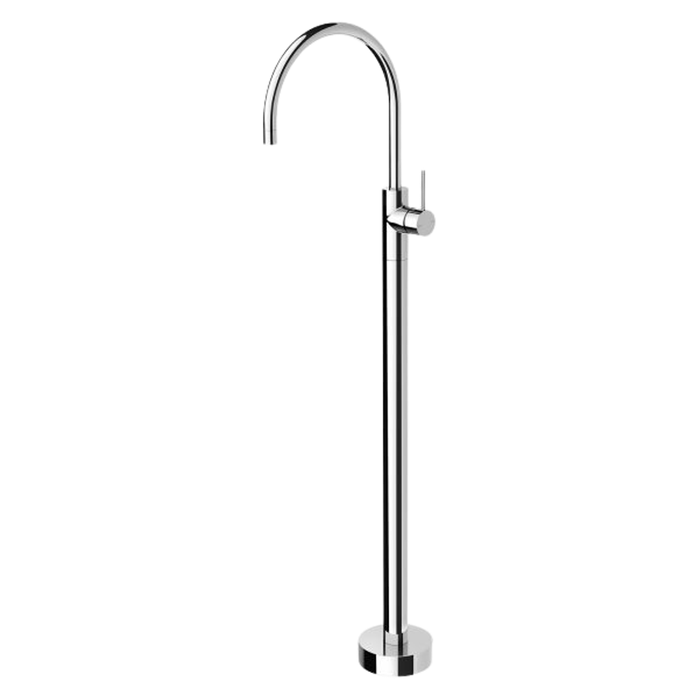 Vivid Slimline Floor Mounted Bath Mixer Chrome