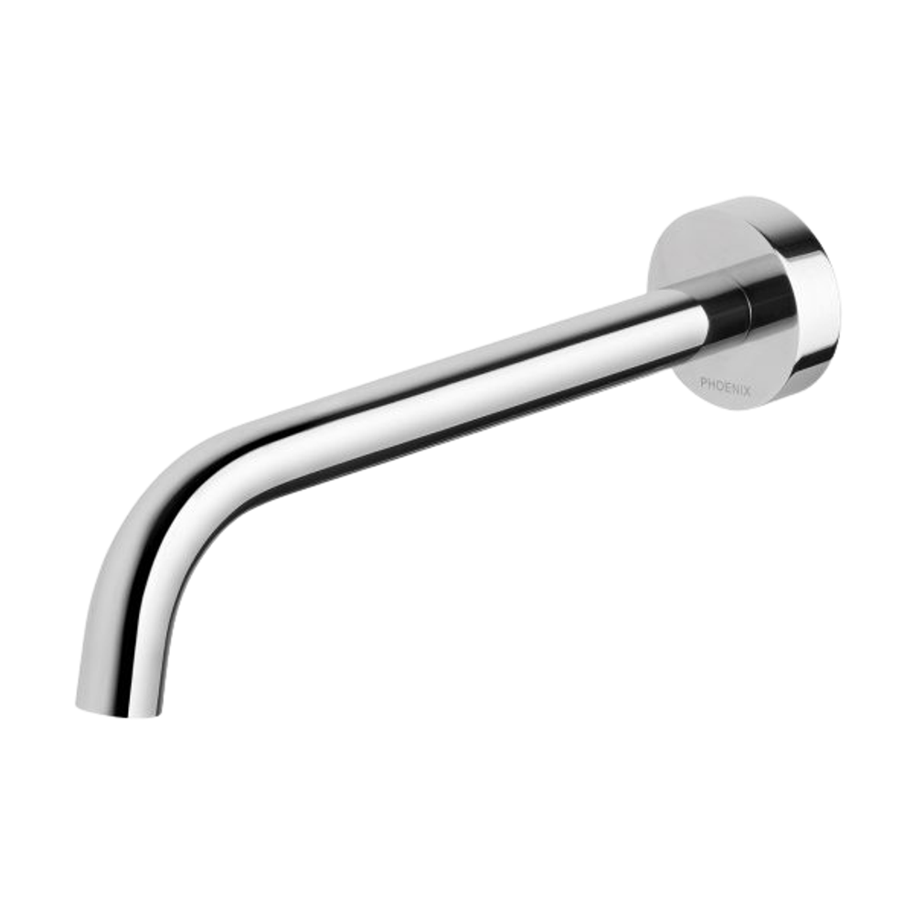 Vivid Slimline Basin Outlet 230mm Curved Chrome