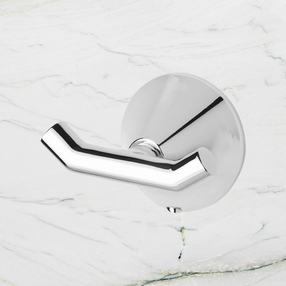 Ivy Double Robe Hook Chrome