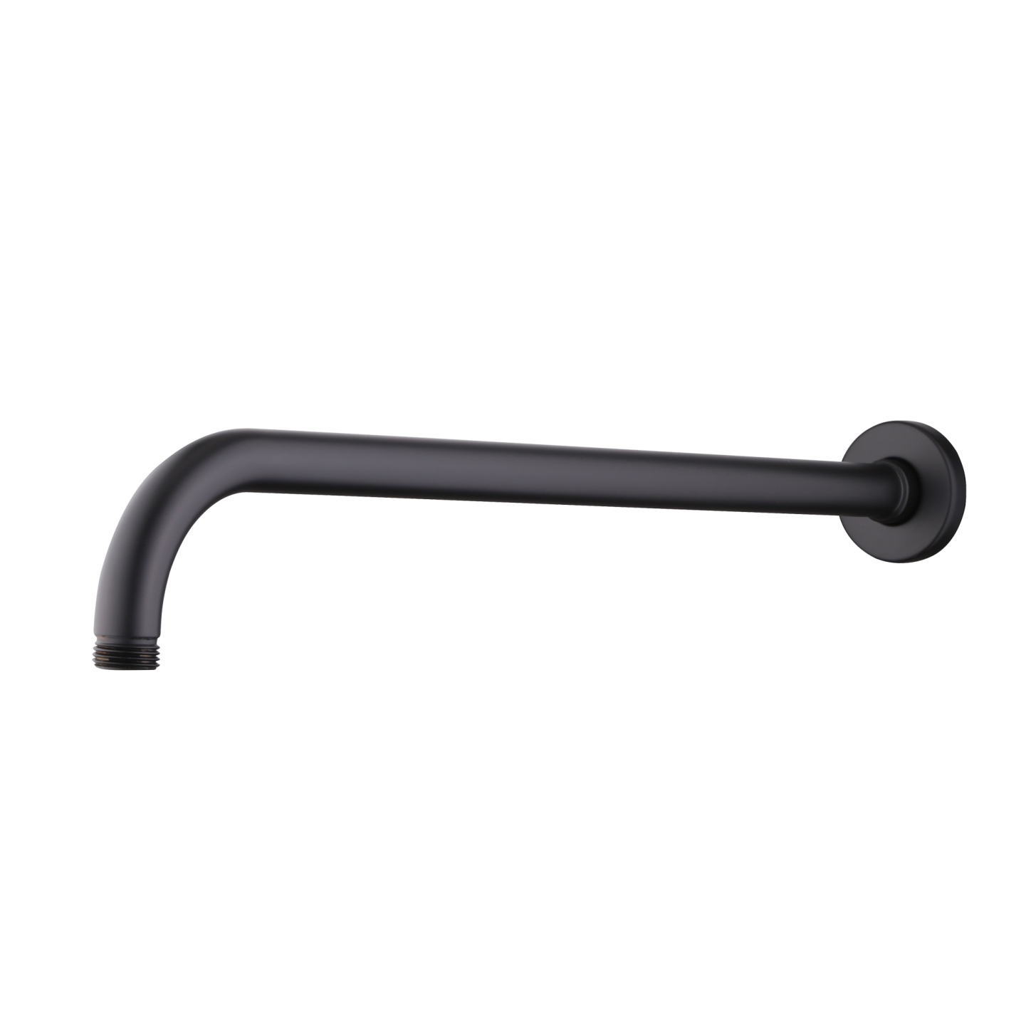 Rome Wall Mounted Shower Arm Matte Black