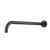 Rome Wall Mounted Shower Arm Matte Black