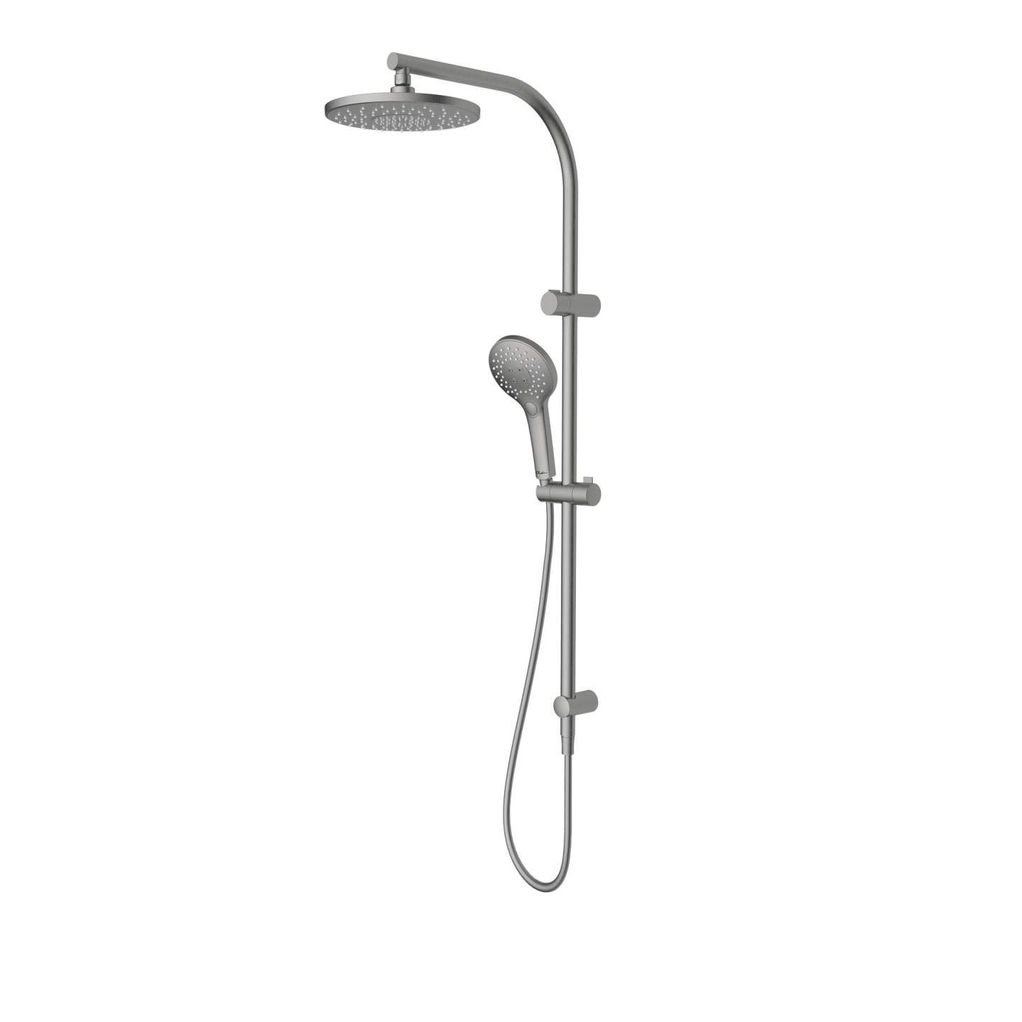 Rome Dual Shower Set Brushed Nickel