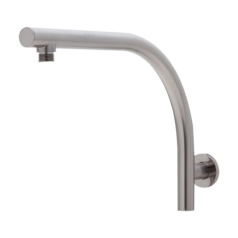 Rush High-Rise Shower Arm Brushed Nickel