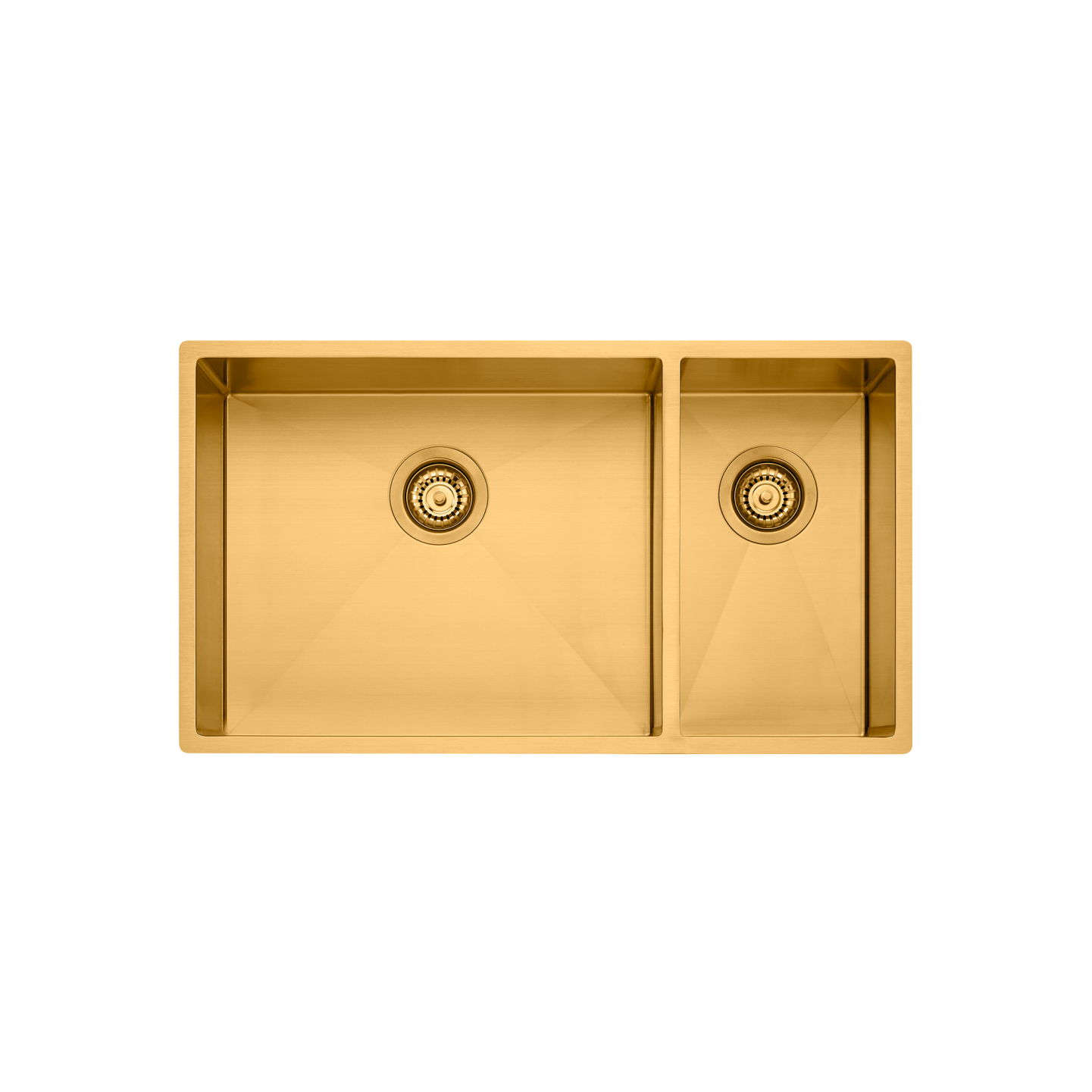 Spectra 1 And 1/2 Bowl Sink Brushed Gold