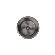 Brushed Gunmetal Divya 425x425 Round Sink