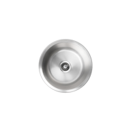 Divya 425x425 Brushed Stainless Steel Round Sink