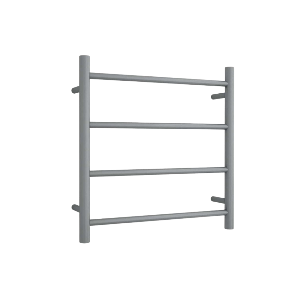 Round Ladder Heated Towel Rail Brushed Gunmetal