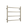 Round Ladder Heated Towel Rail Brushed Nickel