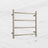 Round Ladder Heated Towel Rail Brushed Nickel