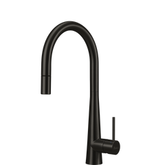 Essente 316 Stainless Steel Goose Neck Pull Out Mixer Lead Free Brushed Black