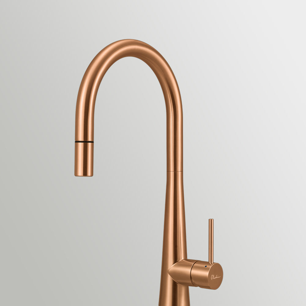 Essente 316 Stainless Steel Goose Neck Pull Out Mixer Lead Free Copper