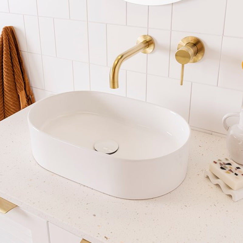 Patty Gloss White Ceramic Basin