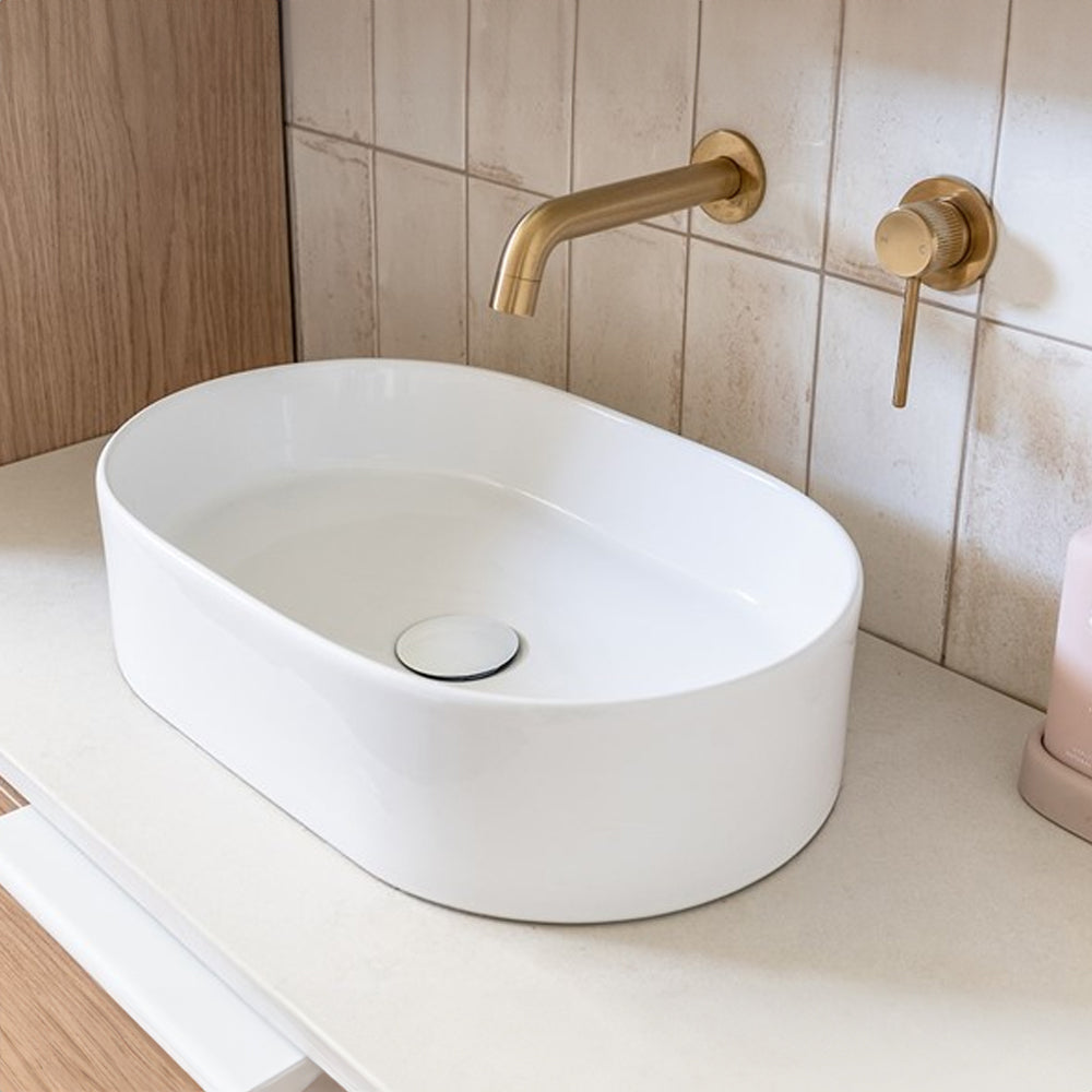 Patty Gloss White Ceramic Basin