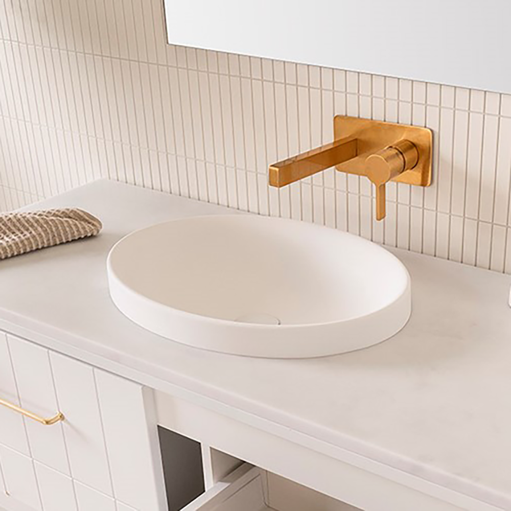 Dignity Gloss White Semi-Inset Basin