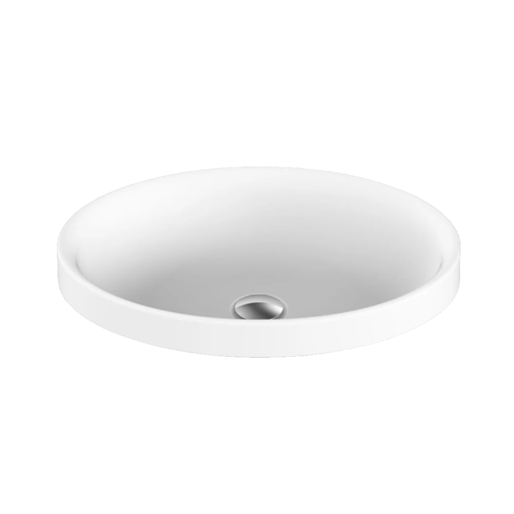 Dignity Matte White Semi-Inset Basin