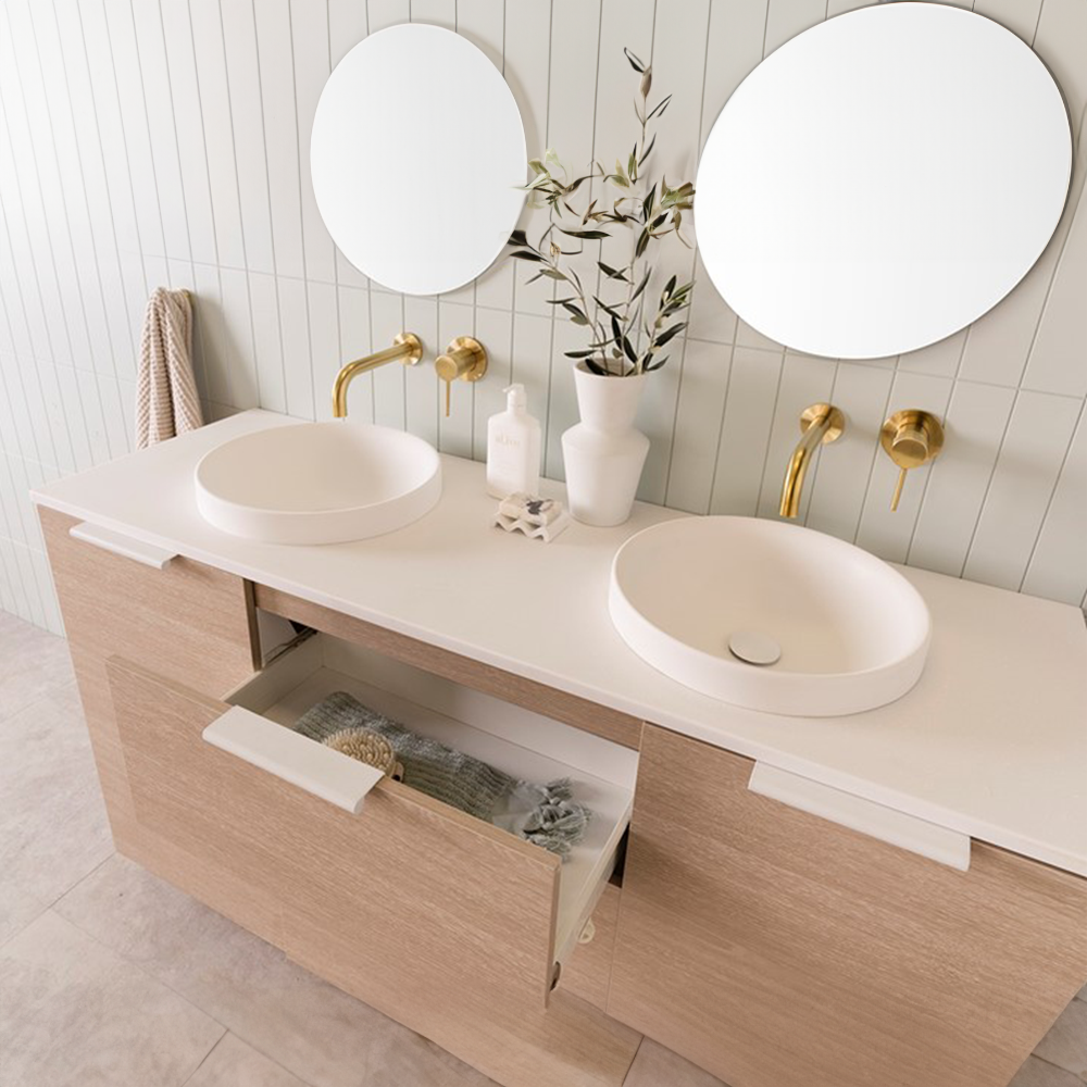 Respect Gloss White Semi-Inset Basin