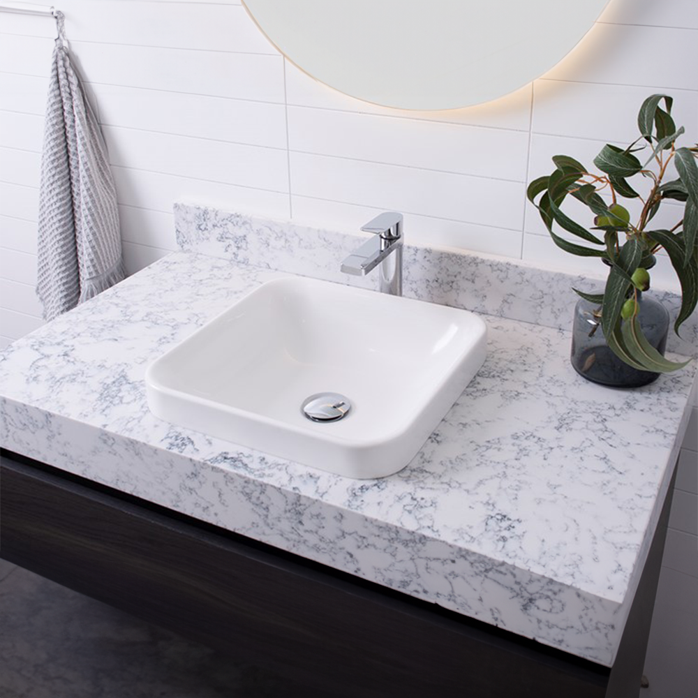 Truth Matte White Semi-Inset Basin