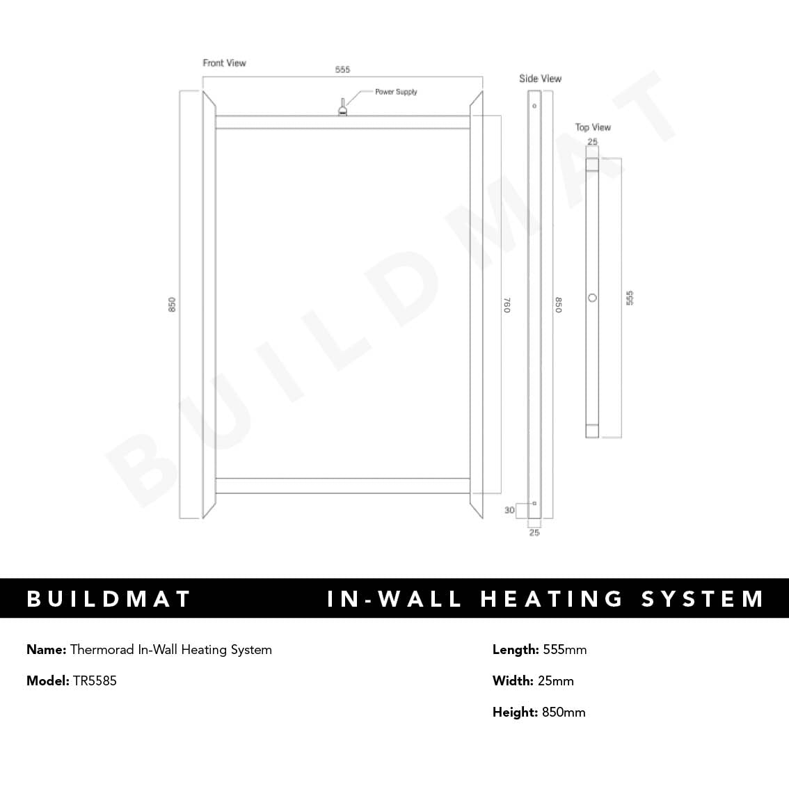 Thermorad In-Wall Heating System