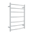 Curved Round Budget Ladder Heated Towel Rail Polished Stainless Steel