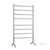 Thermogroup Straight Round Free-Standing Heated Towel Rail Polished Stainless Steel