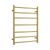 Round Ladder Heated Towel Rail Brushed Gold