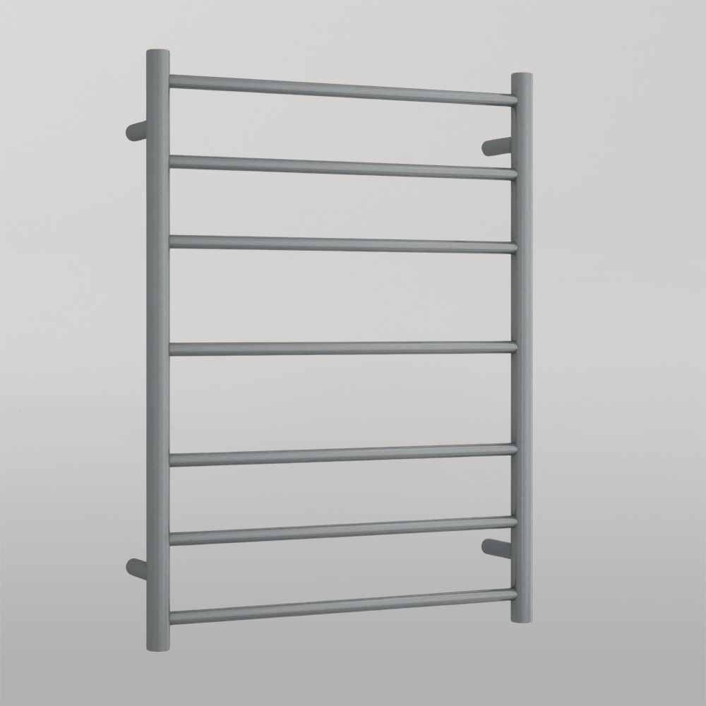 Round Ladder Heated Towel Rail Gunmetal