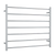 Straight Round Ladder Heated Towel Rail 900mm Polished Stainless Steel