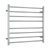 Thermogroup Brushed Round Ladder Heated Towel Rail Brushed Stainless Steel