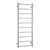 Straight Square Ladder Heated Towel Rail 450mm Polished Stainless Steel