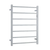 Straight Square Ladder Heated Towel Rail 600mm Polished Stainless Steel SS44M