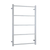 Thermogroup Straight Square Non-Heated Ladder Towel Rail Polished Stainless Steel