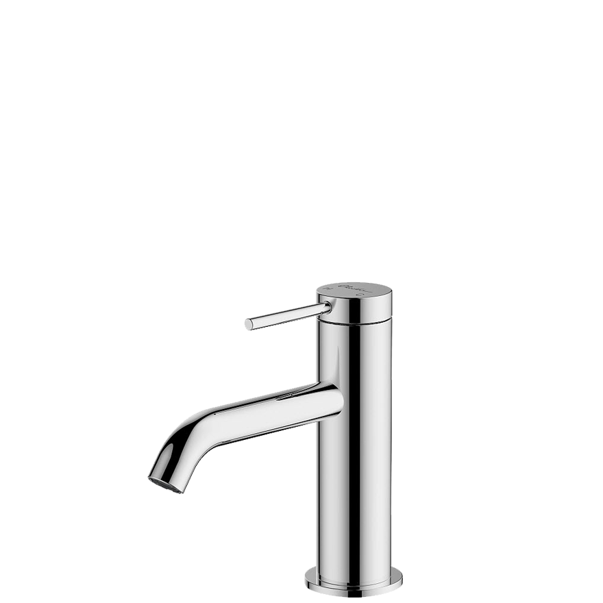 Venice Curved Basin Mixer Chrome