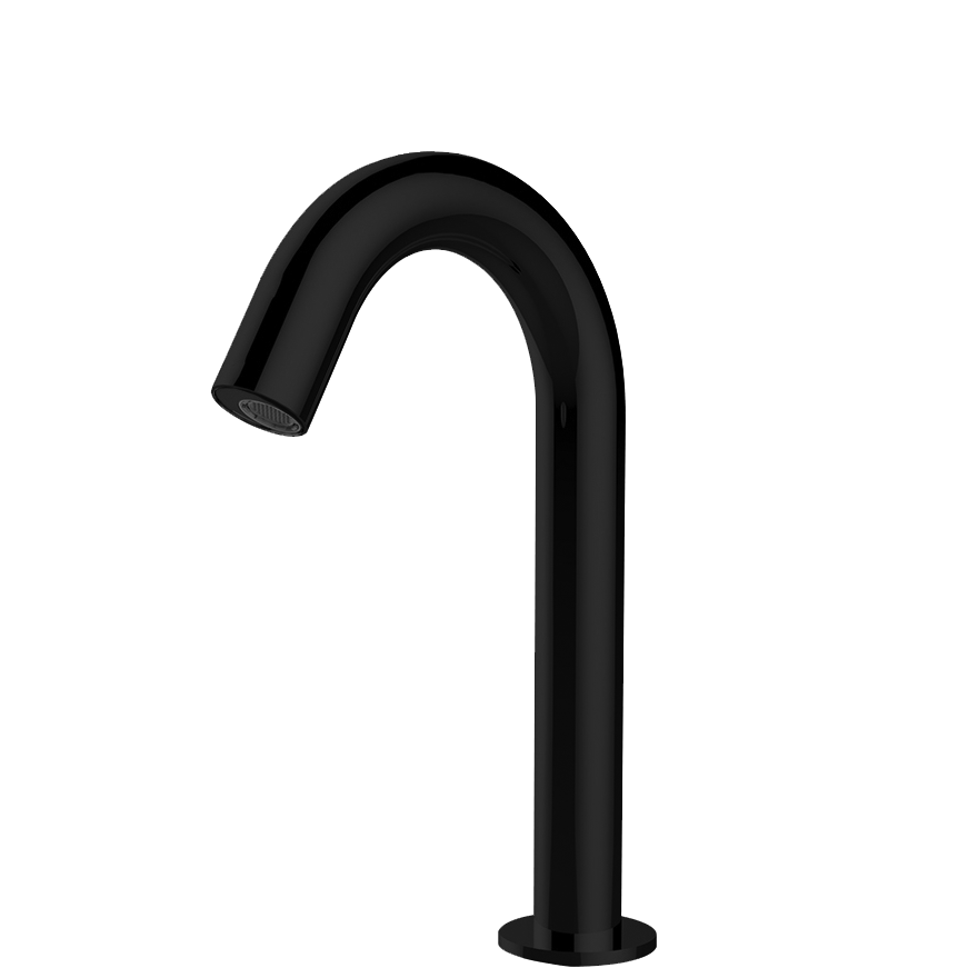 Venice Basin Mounted Sensor Tap Matte Black