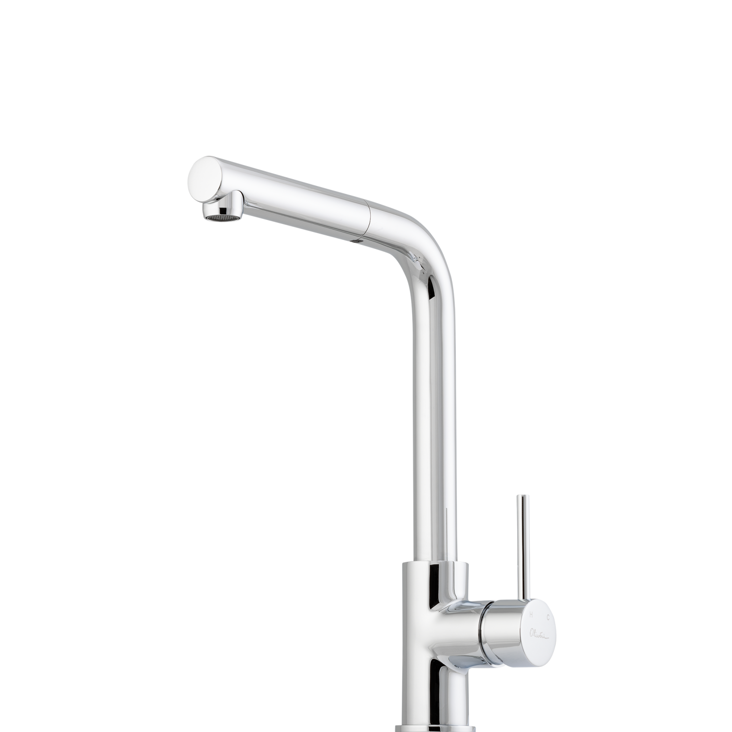 Venice Pull Out Right Angle Mixer Chrome