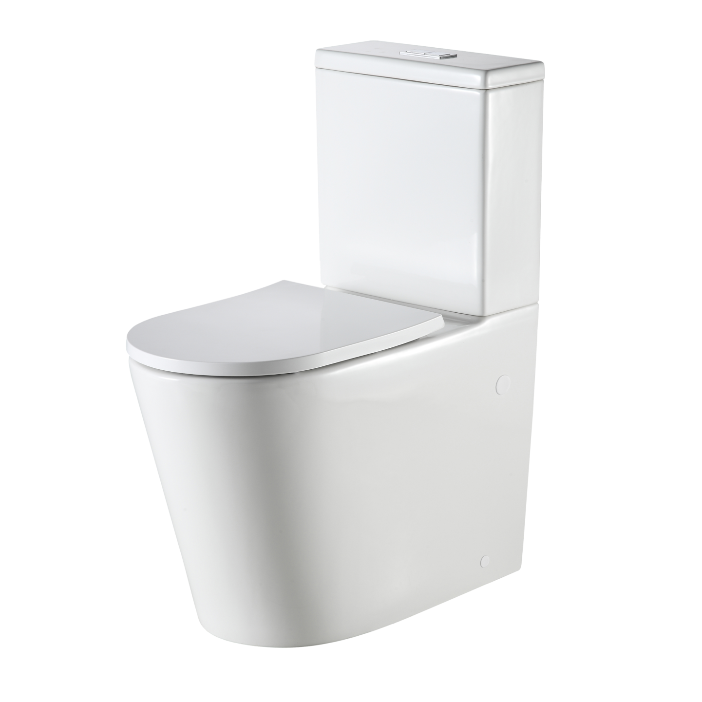 Vienna Comfort Height Back To Wall Toilet Suite White