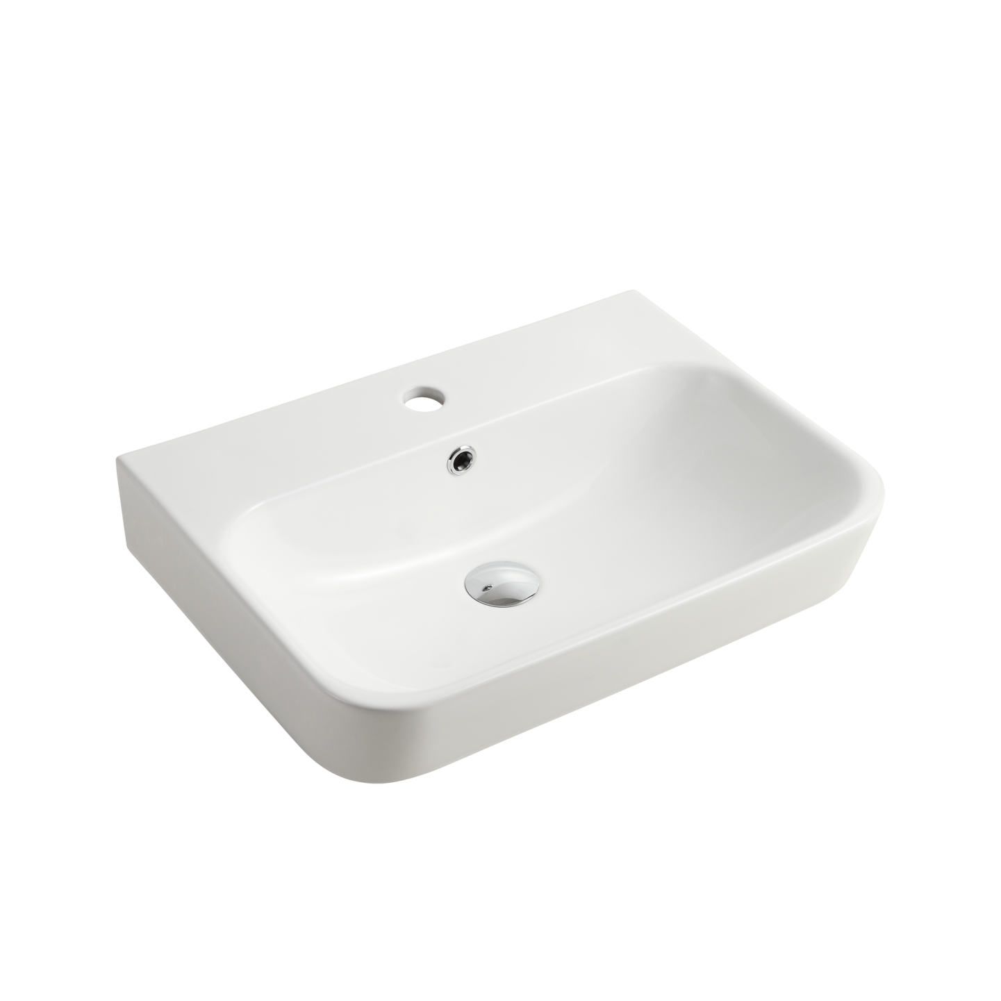 Vienna Wall Hung Basin White